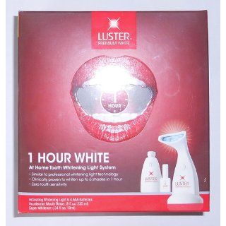 Luster 1 Hour White Light Tooth Whitening System Health & Personal Care