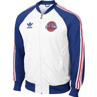 Adidas Detroit Pistons Court Series Track Jacket Small  Sports Related Merchandise  Sports & Outdoors