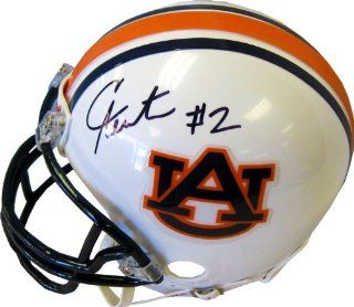Cam Newton Autographed Mini Helmet   Auburn University Tigers  Sports Related Collectible Helmets  Sports & Outdoors