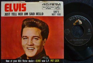 Just Tell Her Jim Said Hello / She's Not You; w/ picture sleeve Music