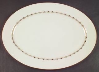 Lenox China Romance 16 Oval Serving Platter, Fine China Dinnerware   Rosebuds I