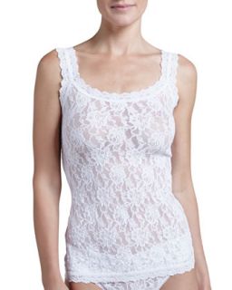 Womens Signature Unlined Lace Camisole   Hanky Panky   White (SMALL/4 6)