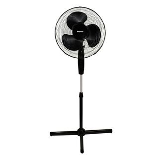 Impress Im 717b Black 16 inch Oscillating 3 speed Stand Fan