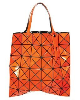 Same Design of BAO BAO Issey Miyake Bended Geometry Diamond Bag Shopping Bag Handbag   All Orange