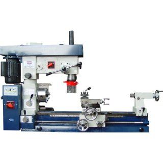 Bolton Tools Combo Lathe Mill Drill 12" X 30", Separate Lathe & Mill Motors 3/4 Hp Each, 110v or 220v, Without Stand Similar Machines Don't Allow for Usage of Both Lathe & Mill Operation At the Same Time   Power Lathes  