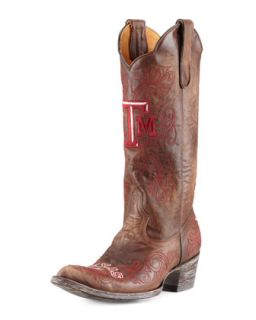 Texas A&M Tall Gameday Boots, Brass   Gameday Boot Company   Brass (40.0B/10.0B)