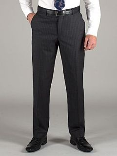 Grey purple pinstripe suit Grey