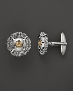 Charriol Gentlemen's Collection Round Nautical Cable Cufflinks's