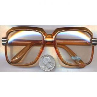 Run DMC Cazal Sunglasses 1980's   Brown/Clear Lens Clothing