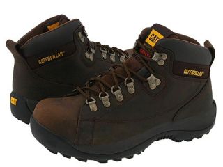 Caterpillar Hydraulic Steel Toe Mens Work Lace up Boots (Brown)