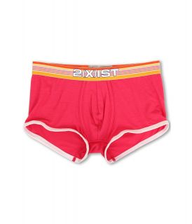 2IST Beach Stripe No Show Trunk Mens Underwear (Red)