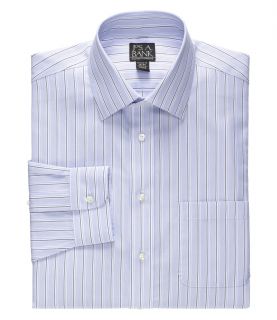 Traveler Spread Collar End on End Stripe Dress Shirt Big/Tall JoS. A. Bank