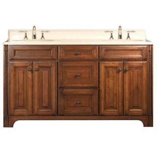 Water Creation Water Creation Spain 60 inch Golden Straw Double Sink Bathroom Vanity From The Spain Collection Brown Size Double Vanities