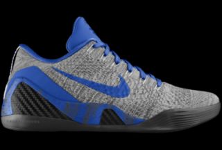 Nike Kobe 9 Elite Low iD Custom Basketball Shoes   Grey