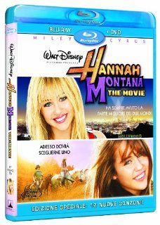 Hannah Montana   The Movie (Blu Ray+Dvd) Miley Cyrus, Billy Ray Cyrus, Barry Bostwick, Emily Osment, Moises Arias, Peter Chelsom Movies & TV
