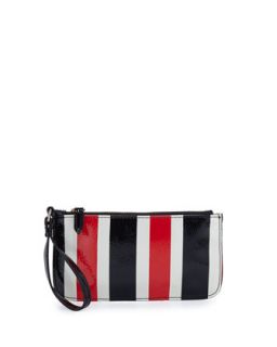 Avignon Key Pouch, Red   Toss   Red/Navy