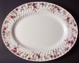 Minton Ancestral (Wreath Backstamp) 17 Oval Serving Platter, Fine China Dinnerw