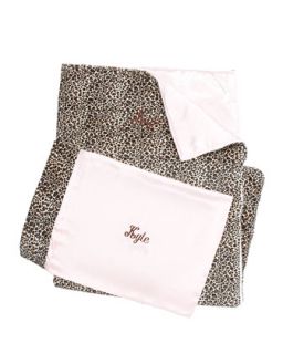 Cheetah Print Sleeping Bag, Plain   Swankie Blankie   Pink