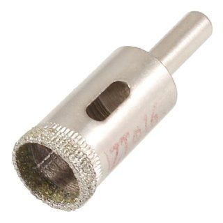 Diamond Particles Coated Drill Bit Ceramic Tile 16mm Dia Glass Hole Saw   Hole Saw Arbors  