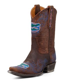 University of Florida Short Gameday Boots, Brass   Gameday Boot Company   Brass