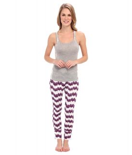 40 Winks Tank Top Legging Set Womens Pajama Sets (Gray)
