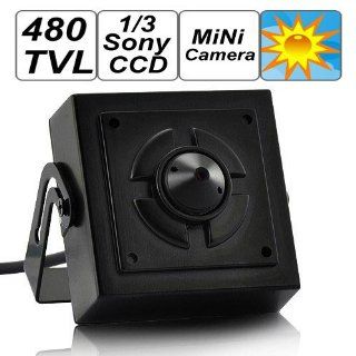 SecurityIng   Mini Surveillance Pinhole Security Camera, 1/3 Inch Sony CCD Sensor, 480 TV Lines, Covert CCTV Surveillance Camera Can Be Hidden Anywhere In Home / Office  Spy Cameras  Camera & Photo