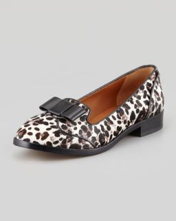 Leopard Print Layered Bow Loafer   MARC by Marc Jacobs   Grey multi (40.5B/10.