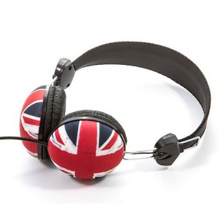 Skinnydip Black Union Jack base headphones
