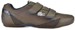 Lacoste Matsudo SEC USA SPM LTh Dark Brown/ Dark Blue Mens Fashion Sneakers 7 23spm32262j6 (11 M) Shoes