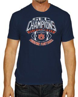 Auburn Tigers The Victory 2013 SEC Football Champions Navy T Shirt (M)  Sports & Outdoors