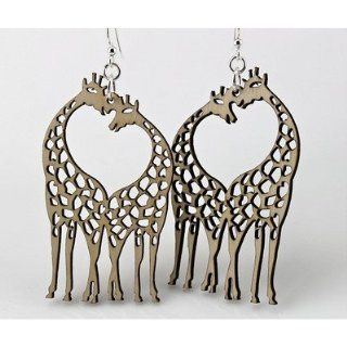 Giraffe Heart Earrings Jewelry