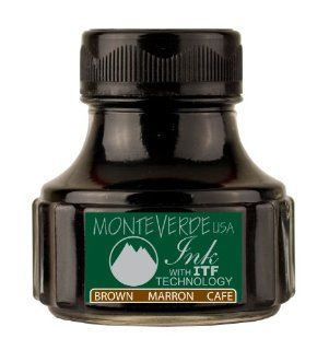 Monteverde Ink Bottle, Brown (G308BN)  Pen Refills 
