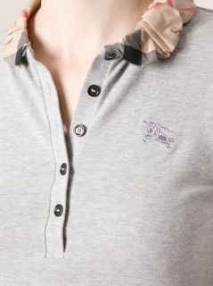 Burberry Brit Check Detail Polo Shirt