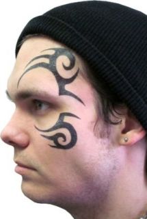 Tribal Face Temporary Tattoo As Seen on Stu in Hangover 2 Clothing