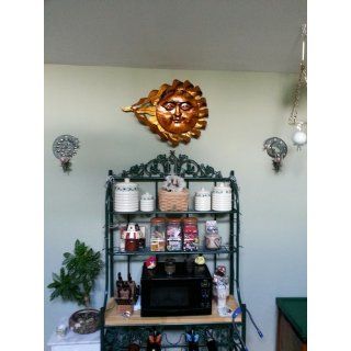 Gorgeous Sun Face Flower Blowing in the Wind Hanging   Wall Sculptures
