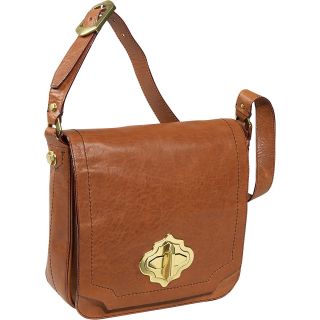 orYANY Celeste Washed Lamb N/S Turnlock Flap Bag