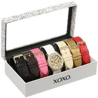XOXO Women's XO9040  Seven Color Snake Interchangeable Strap Set Watch Watches