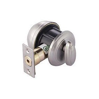 Deadbolt Lock Single Cylinder Dead Bolt Toledo's Best Security Grade 2   With Restricted High Security Key Way & Do Not Duplicate Stamped Keys (Working With Same Key When Several Are Purchased Per Order)   Door Dead Bolts  