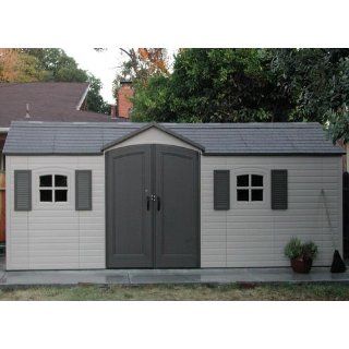 Lifetime 6424 30 Inch Shed Extension Kit for 8 Foot Wide Sheds with Window  Storage Sheds  Patio, Lawn & Garden
