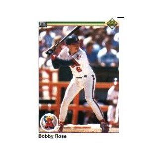1990 Upper Deck #77 Bobby Rose UER/Pickin should/be pick in at 's Sports Collectibles Store