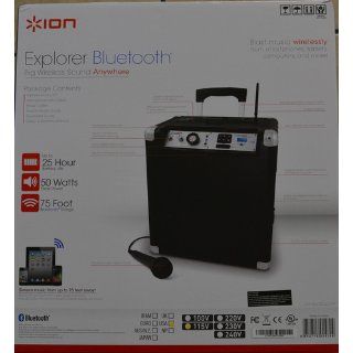 ION Block Rocker Bluetooth Portable Speaker System with Auxiliary USB Charger Musical Instruments