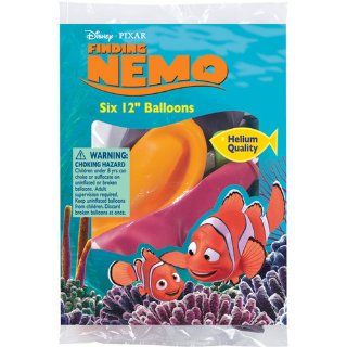 Finding Nemo Printed 12in Latex Balloons 6ct Toys & Games