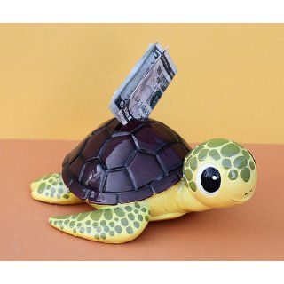 Bobble Head Sea Turtle Brown Shell Piggy Bank Toys & Games