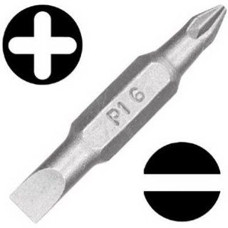 Vermont American 16261 Type Phillips Slotted Size Number 3 and 10 through 12 with 1 1/2 Inch Length Extra Hard Double Ended Bit   Double Ended Screwdriver Bits  