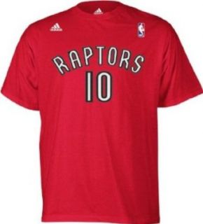 NBA Men's Toronto Raptors Demar Derozan Gametime Name & Number Tee (Red, X Large)  Sports Fan T Shirts  Clothing