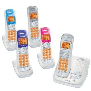 Uniden DECT Cordless Phone System with Multi Color Face Plates, 5 Pack (DECT1480 5C)  Cordless Telephones  Electronics