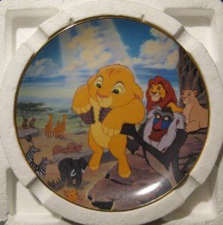 The Circle of Life Plate Number 3840 Limited Edition First Issue the Lion King  Commemorative Plates  