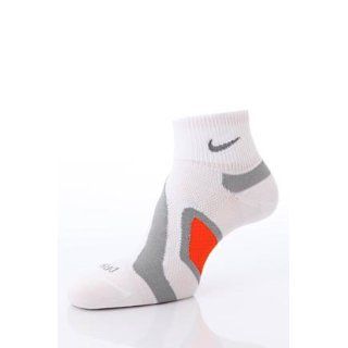 Nike Elite Stability 2.0 Quarter Running Socks   Small   White  Athletic Socks  Sports & Outdoors