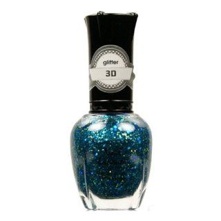 (3 Pack) KLEANCOLOR 3D Nail Lacquer   Luv U TEAL I Find Someone Better Health & Personal Care