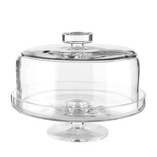 J by Jasper Conran Large glass covered cake stand